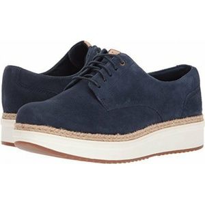 CLARKS Women's Teadale Rhea Navy Suede 9US - NEW!!